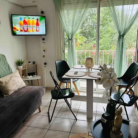 Cosy~proche Mer~parking Prive~clim~2 A 4 Pers דירה